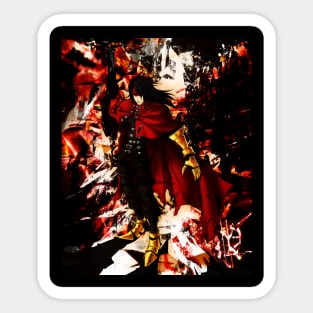 Vincent Valentine Artwork Sticker